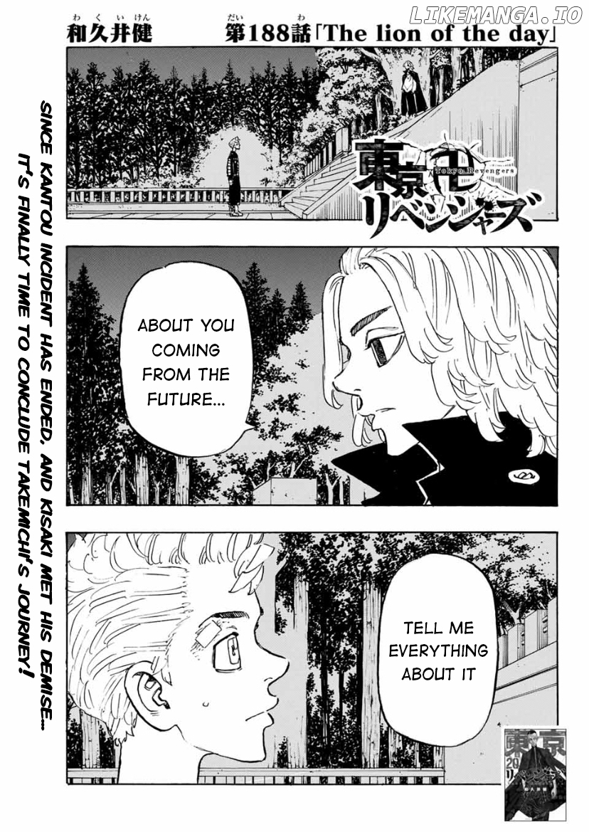 Tokyo Revengers, Chapter 188 image 01